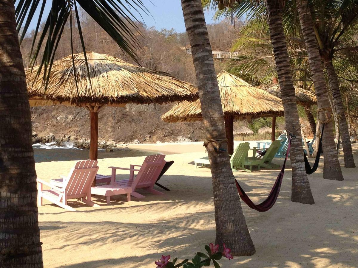 Hotel Casa Luna Playa Puerto Ángel Exterior foto